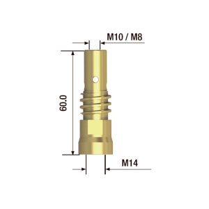 FUBAG Адаптер контактного наконечника сварочного аппарата  M10х60 мм (2 шт.) в Йошкар-Оле фото