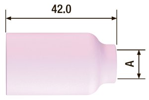 FUBAG Сопло керамическое для газовой линзы №7 ф11 FB TIG 17-18-26 (2 шт.) в Йошкар-Оле фото