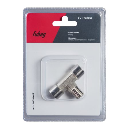 FUBAG Переходник T - 1/4 дюйма FFM, блистер 1 шт в Йошкар-Оле фото