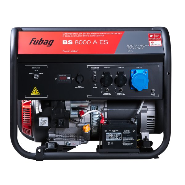 Бензиновый генератор FUBAG BS 8000 A ES с электростартером и коннектором автоматики в Йошкар-Оле фото