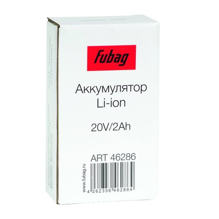 Аккумуляторная батарея FLI5S1P1202 Li-ion к бензиновым газонокосилкам FUBAG с электростартером и минирайдеру (20V/2Ah) в Йошкар-Оле фото