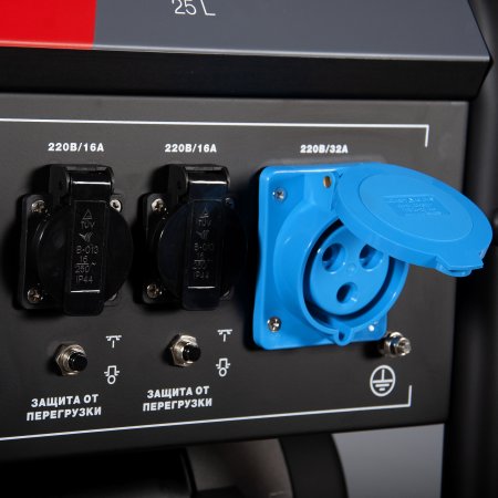 Бензиновый генератор с электростартером и коннектором автоматики FUBAG BS 7500 A ES в Йошкар-Оле фото