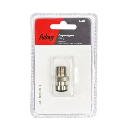 FUBAG Переходник M1/4 дюйма байонет штуцер, блистер 1 шт.