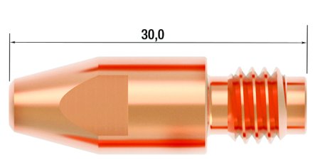 FUBAG Контактный наконечник M8 X 30мм CUCRZR 0.8мм /.030 дюйма в Йошкар-Оле фото