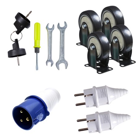 Дизельный генератор FUBAG DS 6500 AC ES с электростартером и коннектором автоматики (кожух) в Йошкар-Оле фото