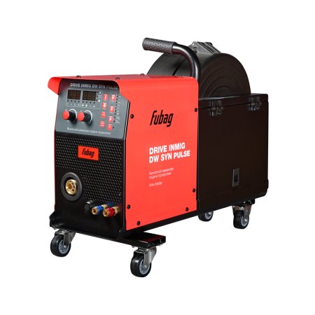 Полуавтомат сварочный FUBAG INMIG 500 T DW SYN PULSE + подающий механизм DRIVE INMIG DW SYN PULSE  + горелка FB 500 3 м + блок жидкостного охлаждения Cool 70 + тележка для аппаратов + шланг-пакет 5 метров 70 мм2 14 pol с жидкостным  охлаждением в Йошкар-Оле фото