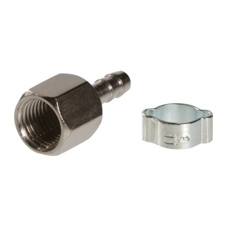 FUBAG Переходник 1/4 дюйма F на елочку 6мм с обжимным кольцом 9Х11мм, блистер 1 шт в Йошкар-Оле фото