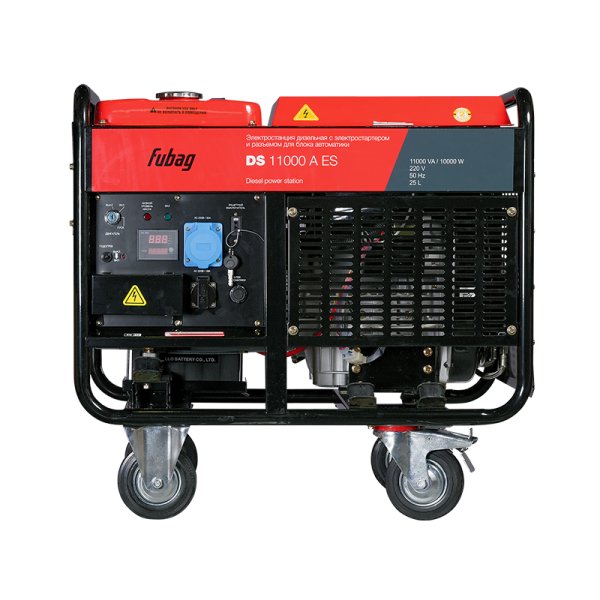 Дизельный генератор FUBAG DS 11000 A ES с электростартером и коннектором автоматики в Йошкар-Оле фото