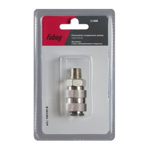 FUBAG Разъемное соединение рапид (муфта), 1/4 дюйма M, наружн. резьба, блистер 1 шт в Йошкар-Оле фото
